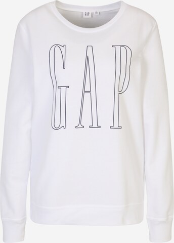 Gap Tall Sweatshirt in Wit: voorkant