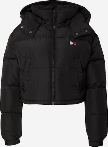 Tommy Jeans - Chaqueta de invierno 'ALASKA' en negro: frente