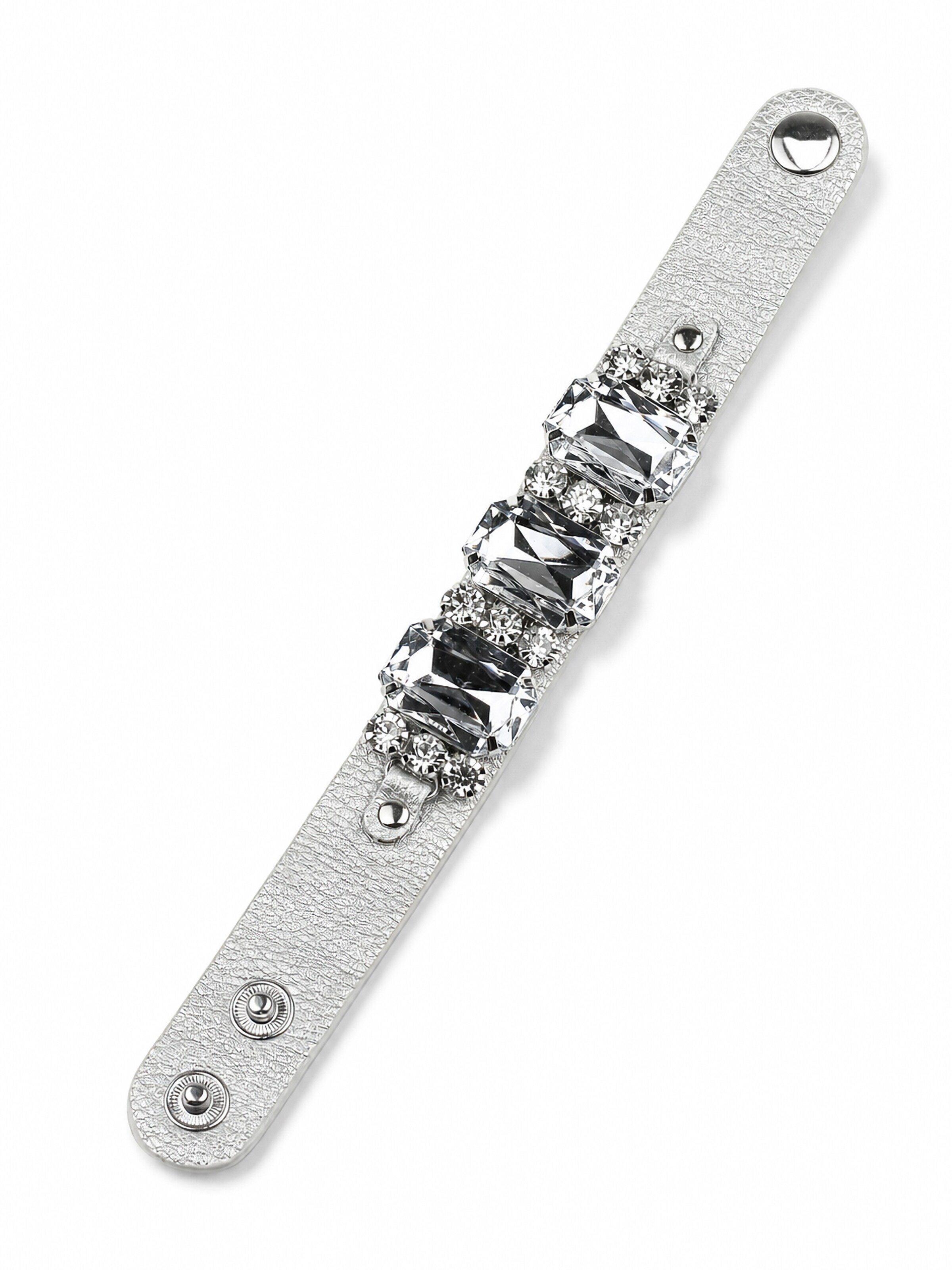 COLLEZIONE ALESSANDRO Bracelet 'Crystal' in Silver
