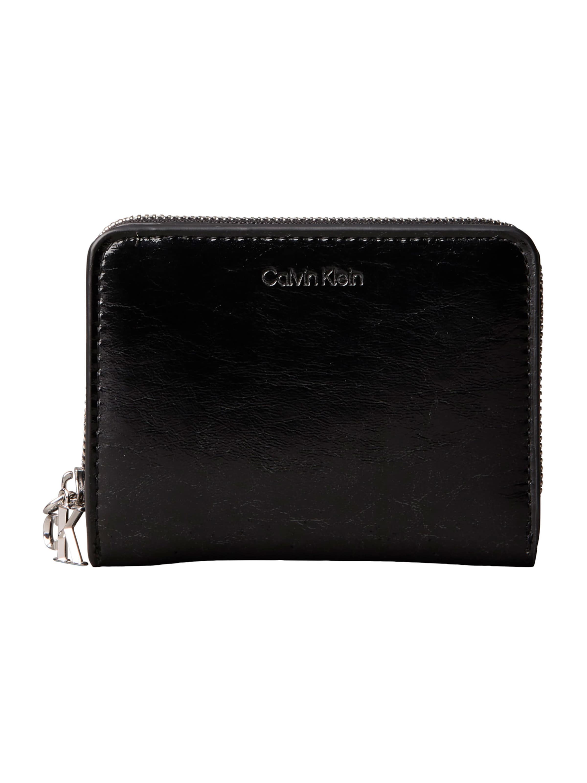 Porte-monnaies Calvin Klein en noir : devant