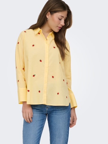 ONLY Blúz 'ONLNew Lina Grace' - sárga