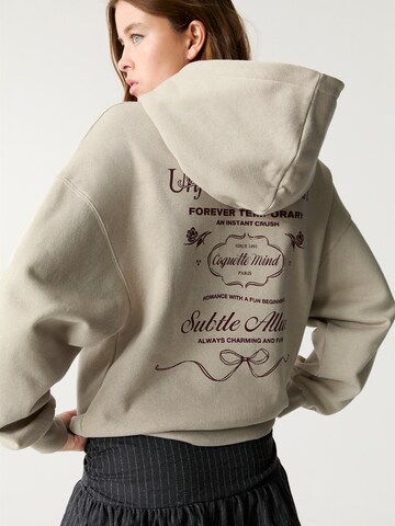 Sweat-shirt Pull&Bear en gris