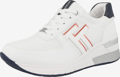 Sneaker low TOM TAILOR pe albastru închis / roșu / argintiu / alb, Vizualizare produs
