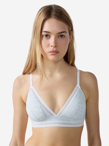 Triangolo Reggiseno 'Happily' di ETAM in grigio: frontale