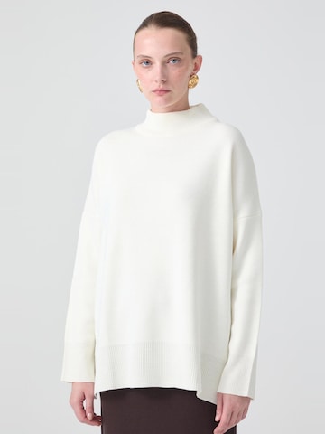 Touche Prive Gebreid vest in Beige