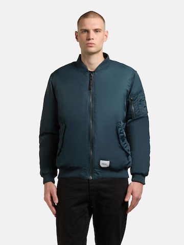 Veste mi-saison 'Adon' khujo en bleu : devant