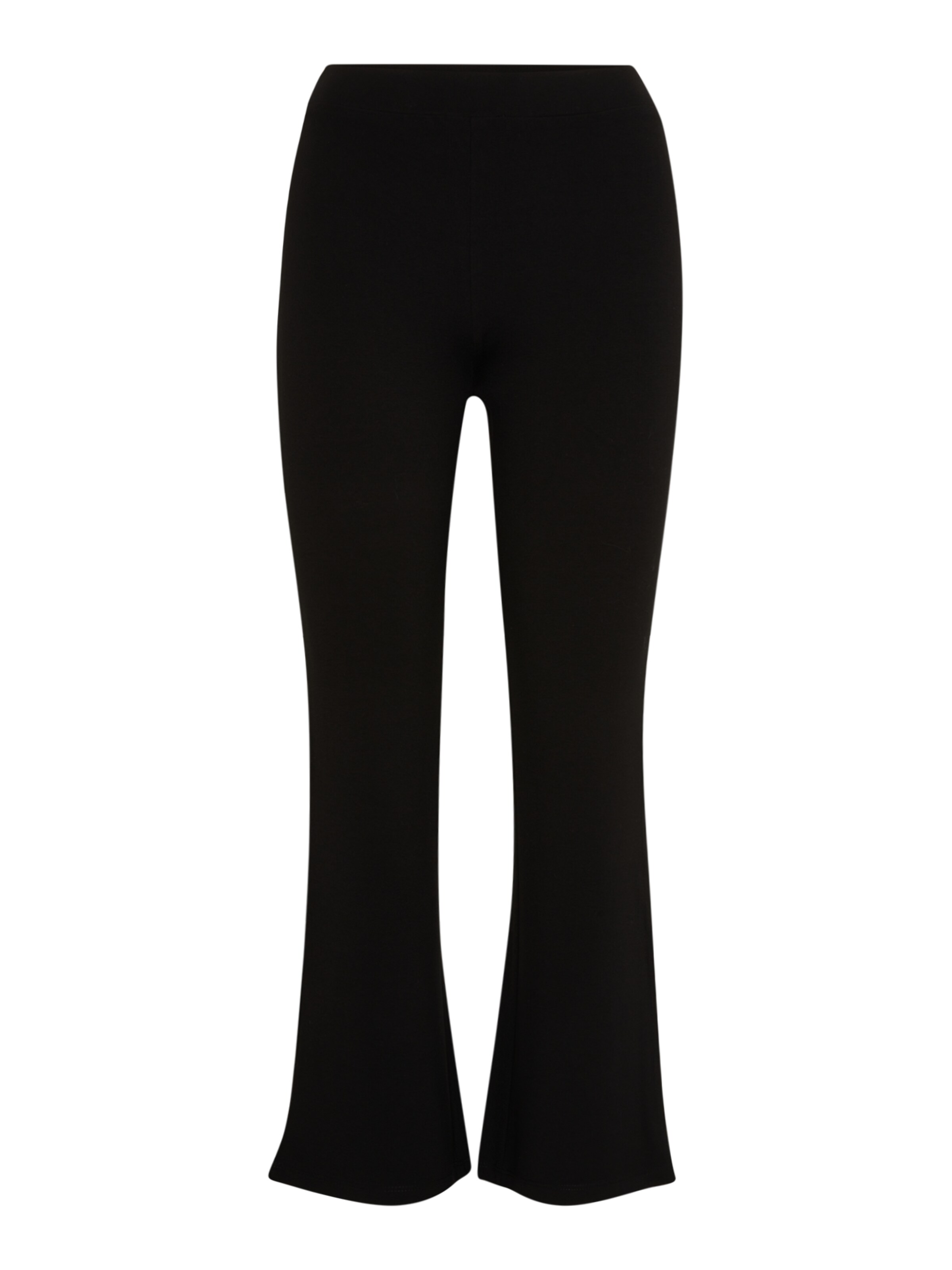 JDY Petite Flared Trousers in Black: front