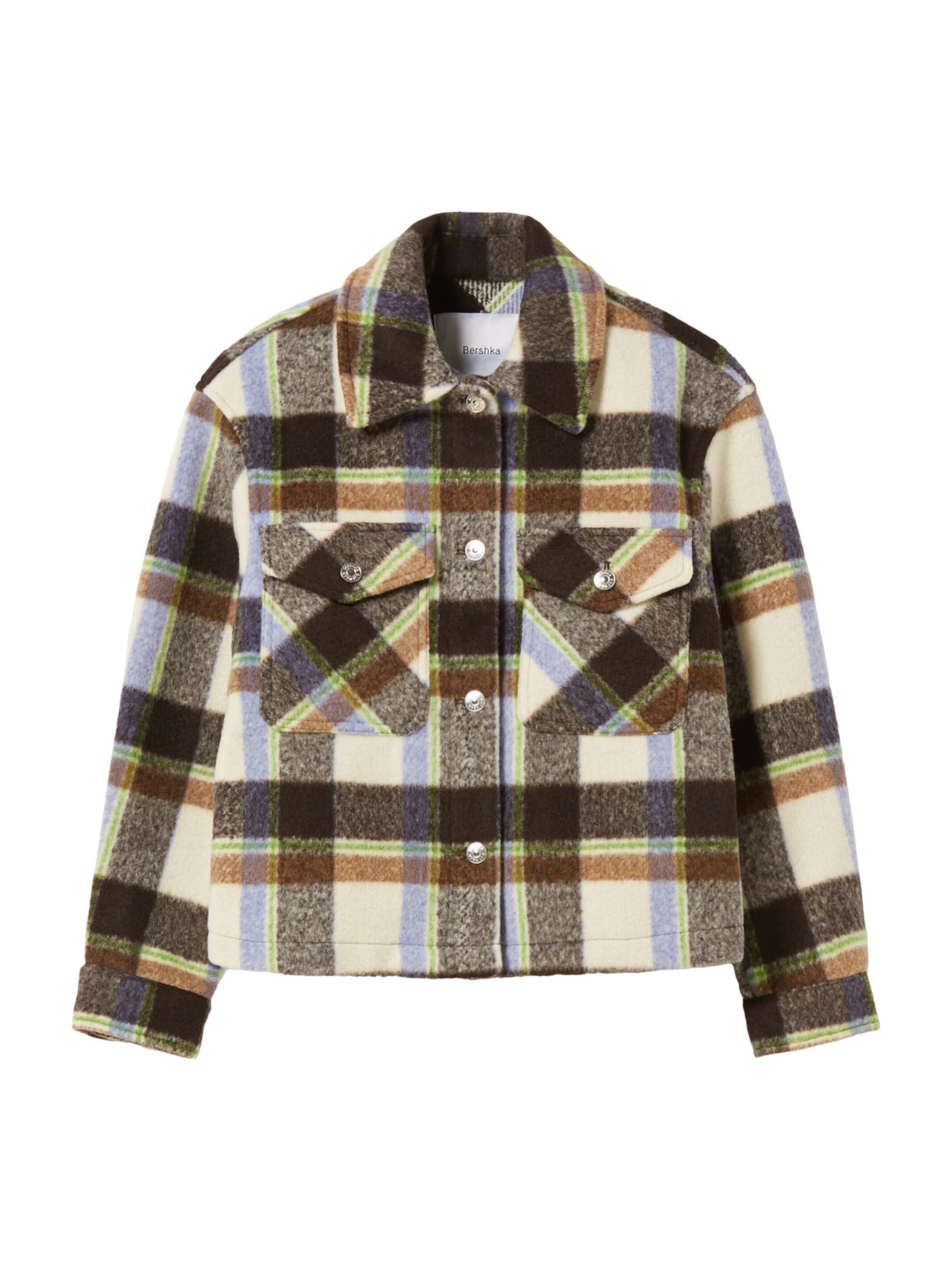 Giacca di mezza stagione di Bershka in beige: frontale