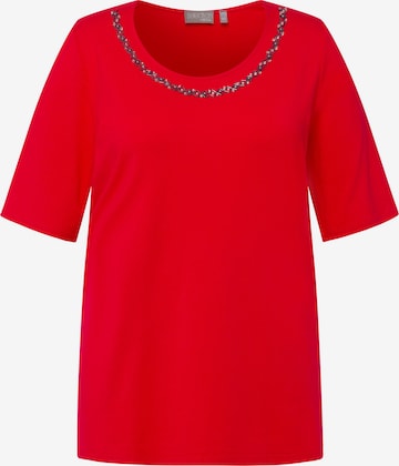 T-shirt Ulla Popken en rouge : devant