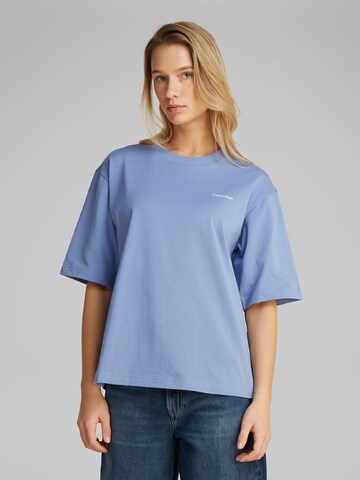 Maglietta di Calvin Klein Jeans in blu: frontale
