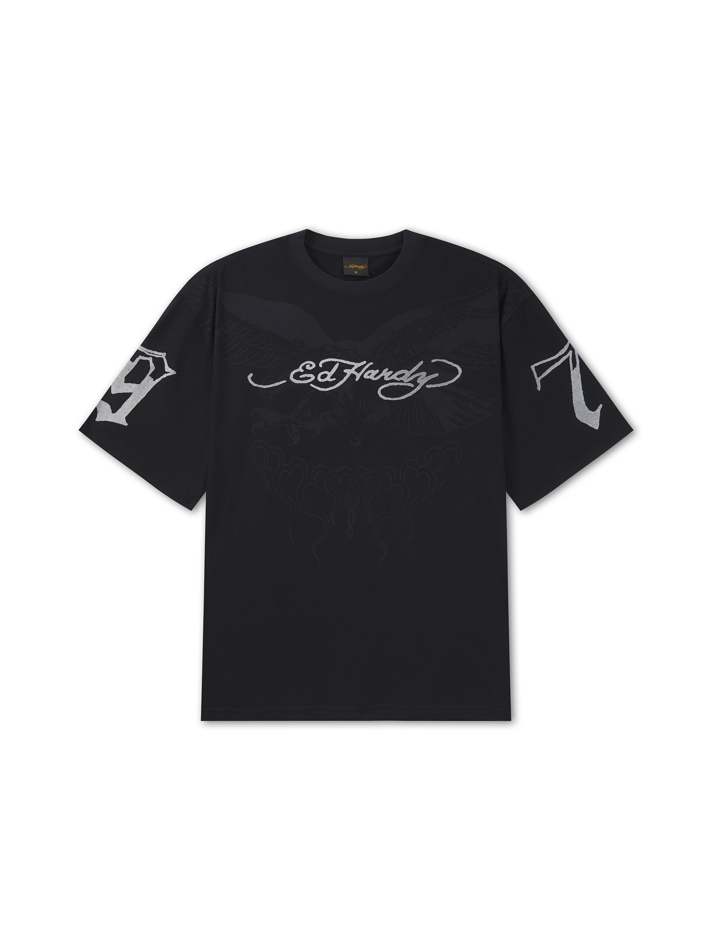 Ed Hardy Тениска в черно: отпред