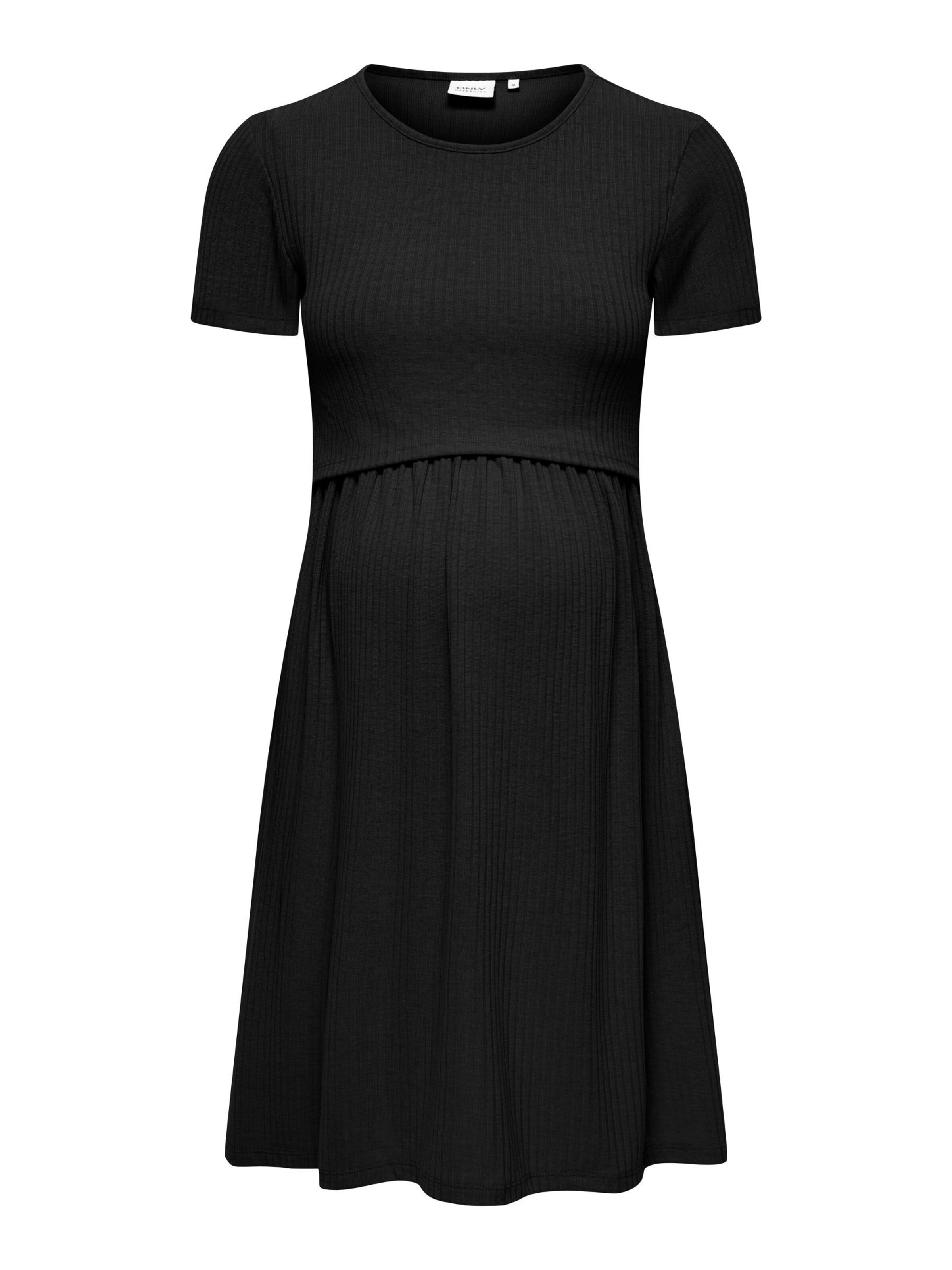 Only Maternity Jurk 'OLMMalaya' in Zwart