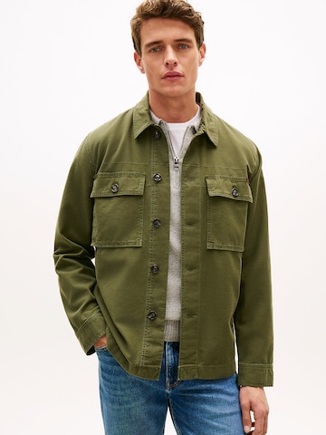 Veste mi-saison TOMMY HILFIGER en vert : devant