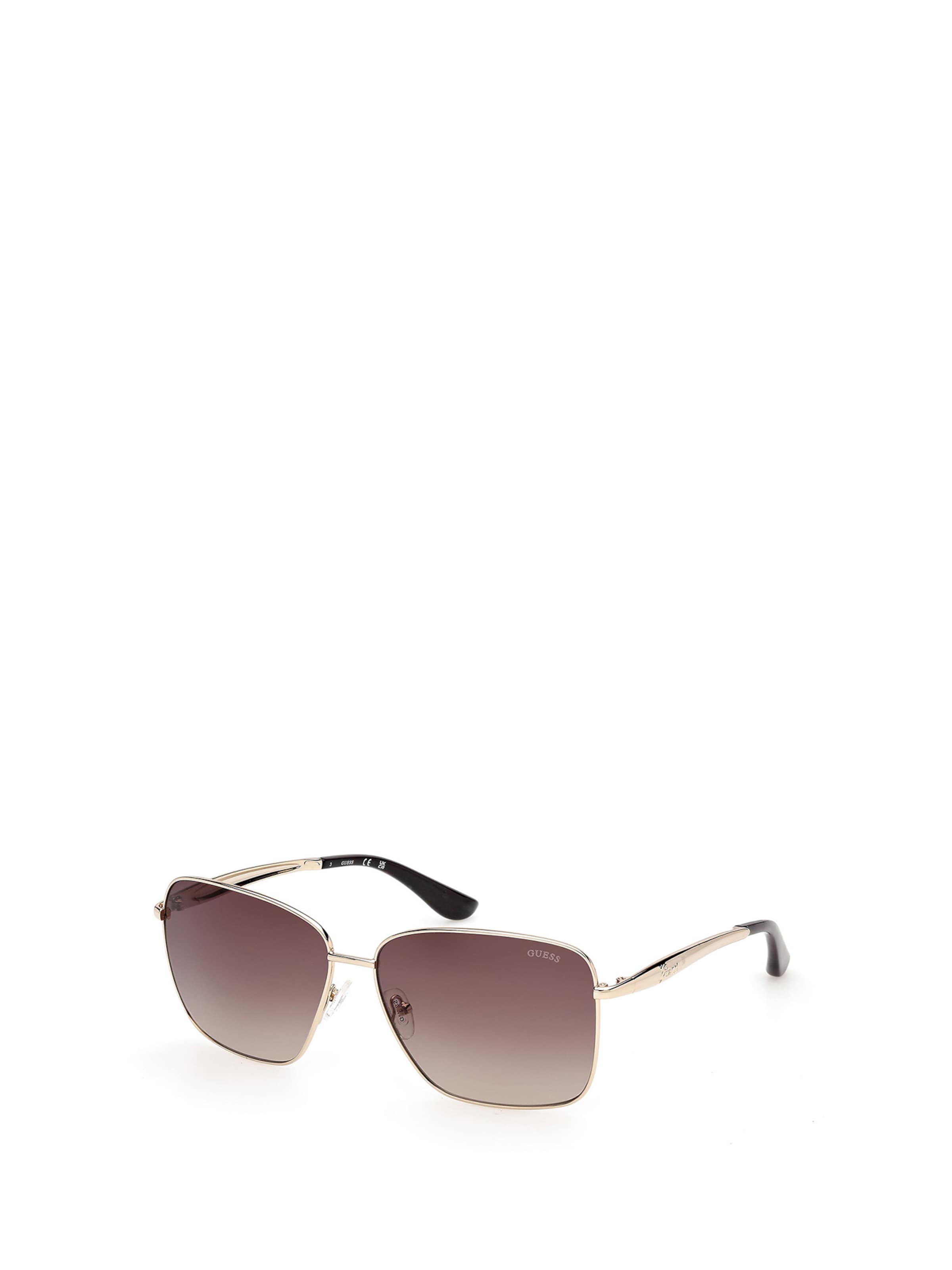 GUESS Sunglasses in Gold: front