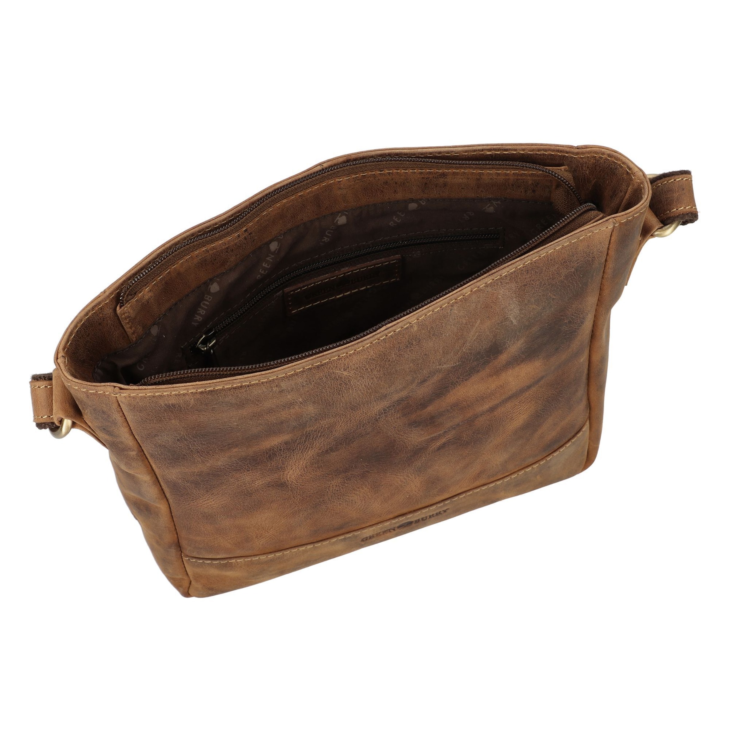 GREENBURRY Schoudertas 'Vintage' in Bruin