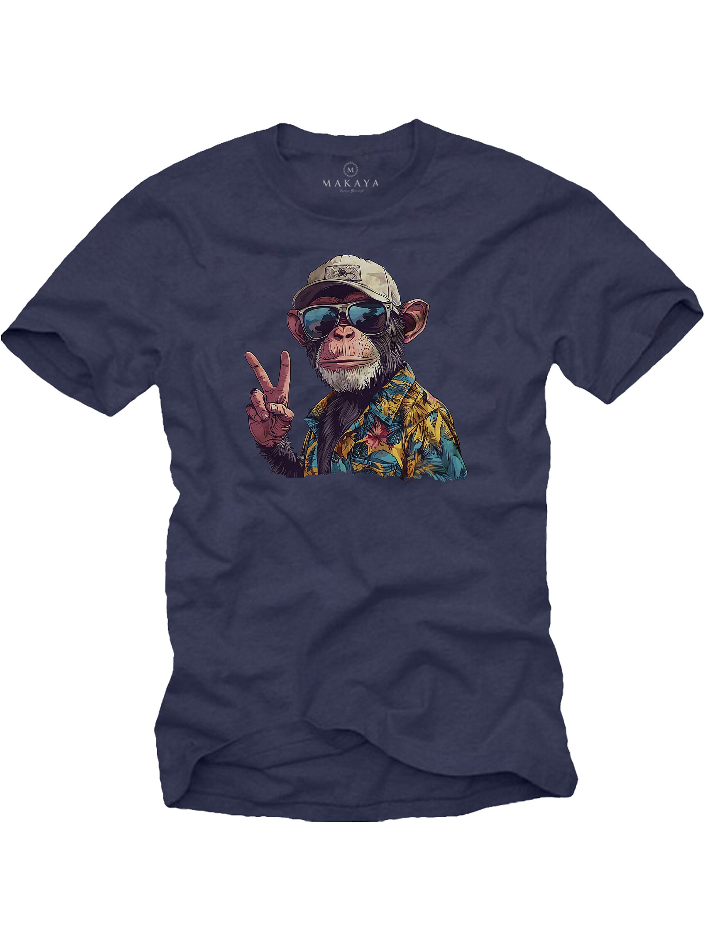 MAKAYA Shirt in Blue: front