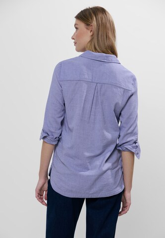 CECIL Blouse 'Chambray' in Blue