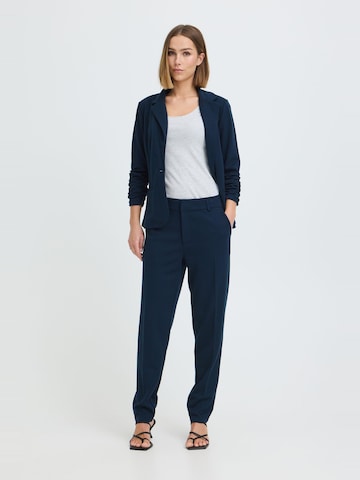 Oxmo - Regular Calças em azul