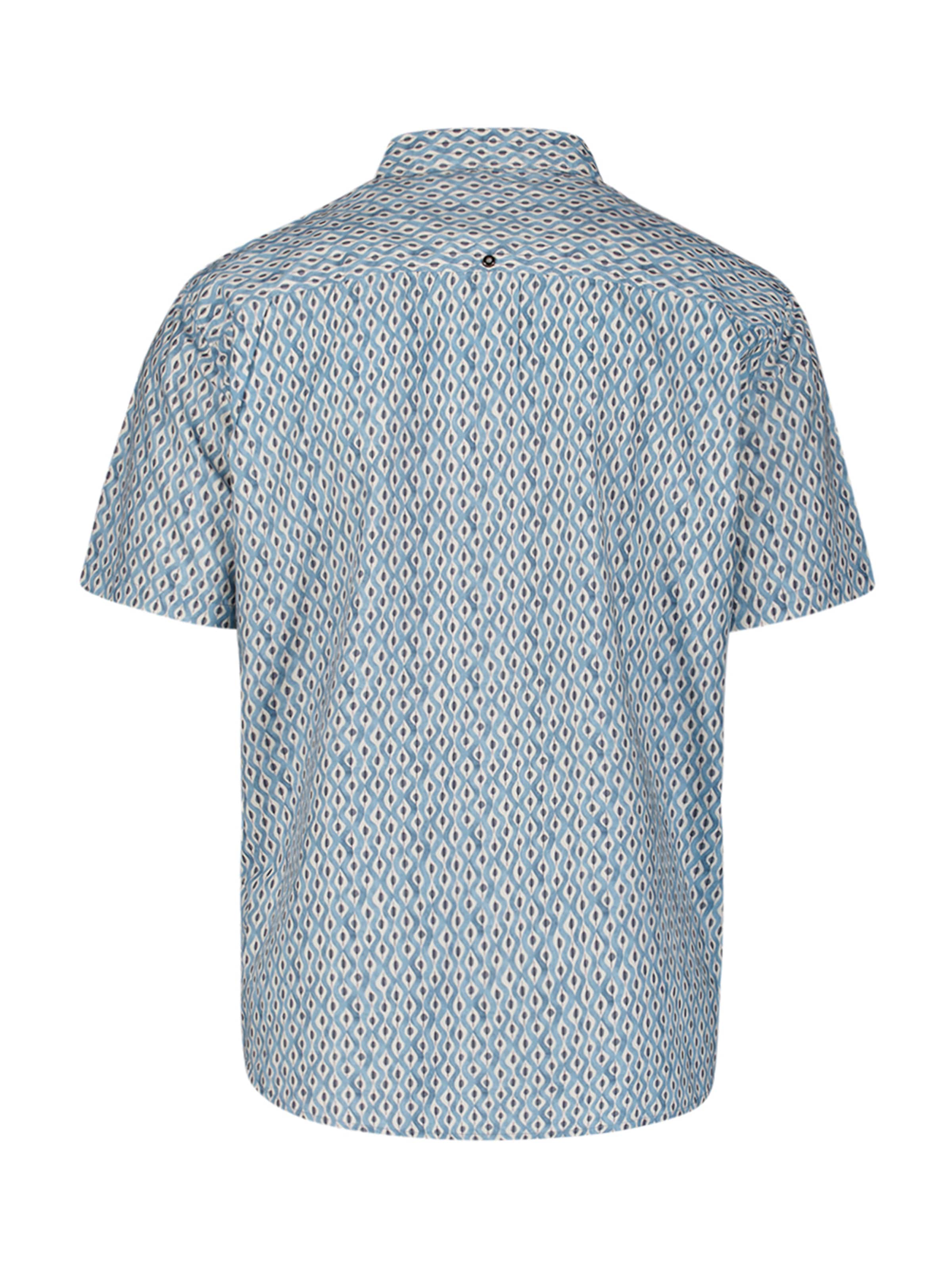 No Excess - Ajuste regular Camisa en azul: atrás