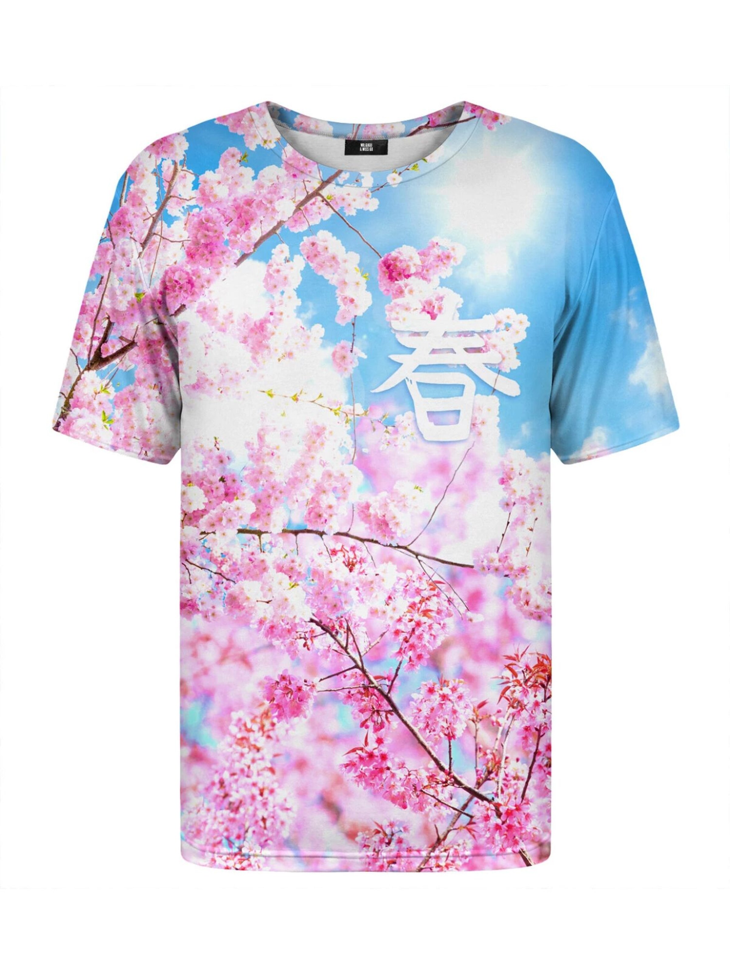 Mr. Gugu & Miss Go Koszulka 'Cherry Blossom T-Shirt Koszulka Damska Mr. Gugu & Miss Go' w kolorze różowy: przód