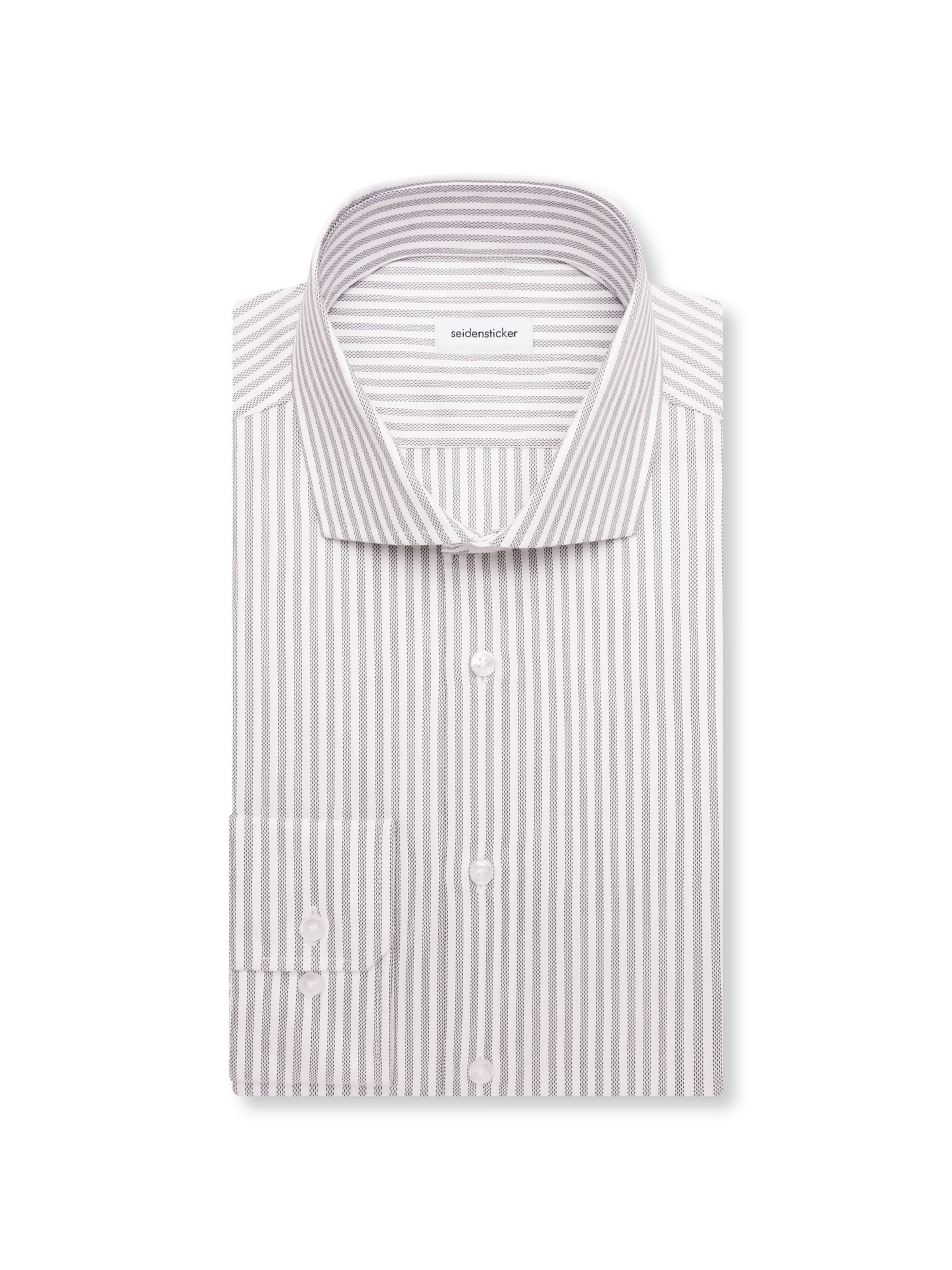 SEIDENSTICKER Slim Fit Hemd in Weiß