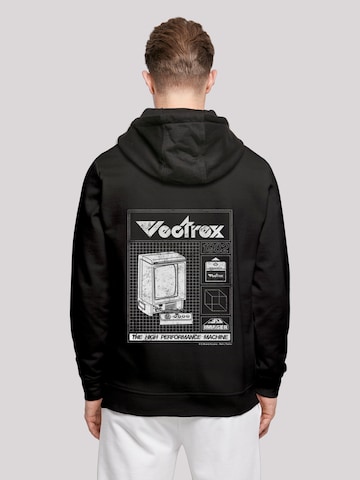 F4NT4STIC Sweatshirt 'Retro Gaming Vectrex 1982' in Zwart