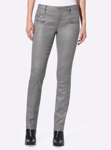 heine Skinny Jeans pajkice | siva barva: sprednja stran