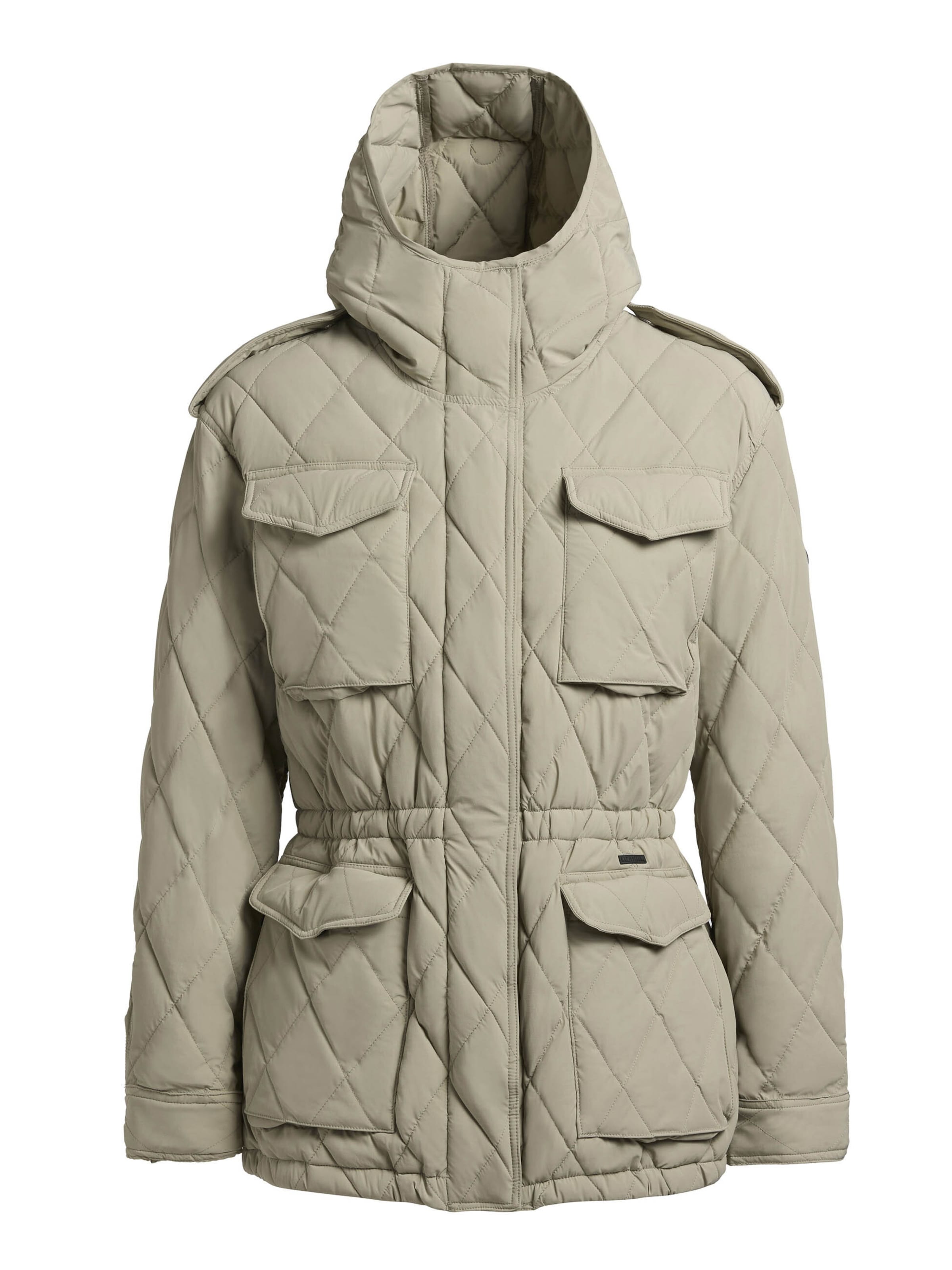 khujo Between-Season Jacket 'Alimina' in Green: front