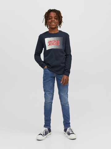 mėlyna Jack & Jones Junior Siauras Džinsai 'Liam'