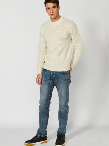 KOROSHI Pullover 'Punto' i beige