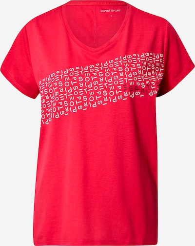 Maglia funzionale ESPRIT SPORT di colore rosso / bianco, Visualizzazione prodotti