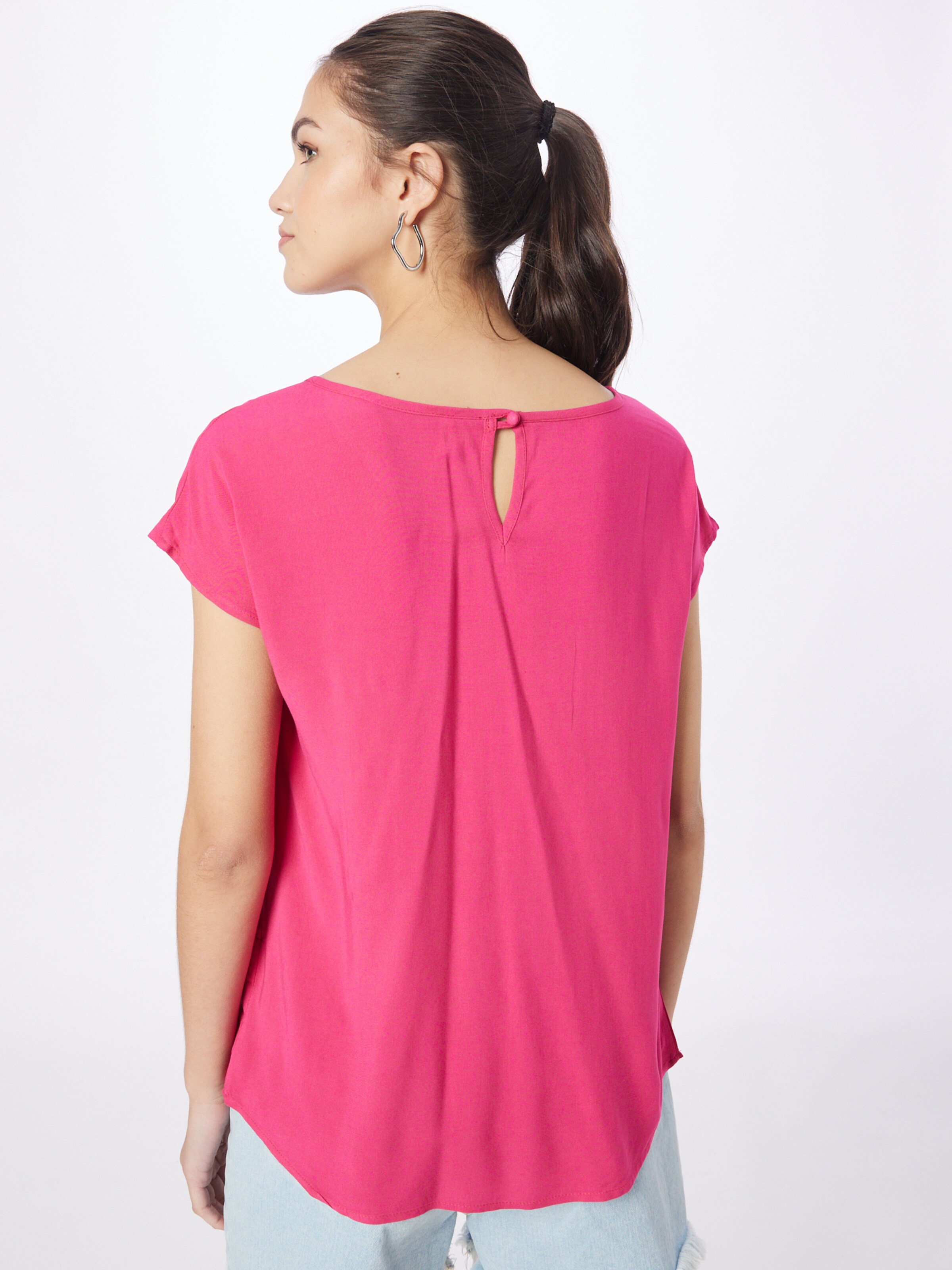 Frauen Shirts & Tops Hailys T-Shirt 'Farina' in Dunkelpink - LL16806 Frauen Shirts & Tops Hailys T-Shirt 'Farina' in Dunkelpink - LL16806