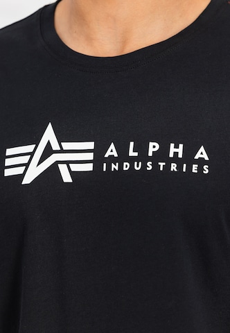 ALPHA INDUSTRIES - Camisa em preto
