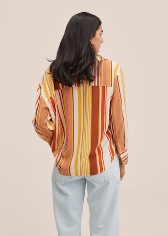 MANGO Shirt 'limone' in Mischfarben