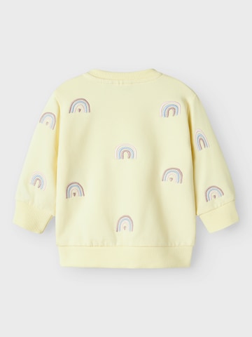 NAME IT Sweatshirt 'NBFFANTASY' in Yellow