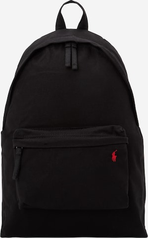 Polo Ralph Lauren - Mochila en negro: frente