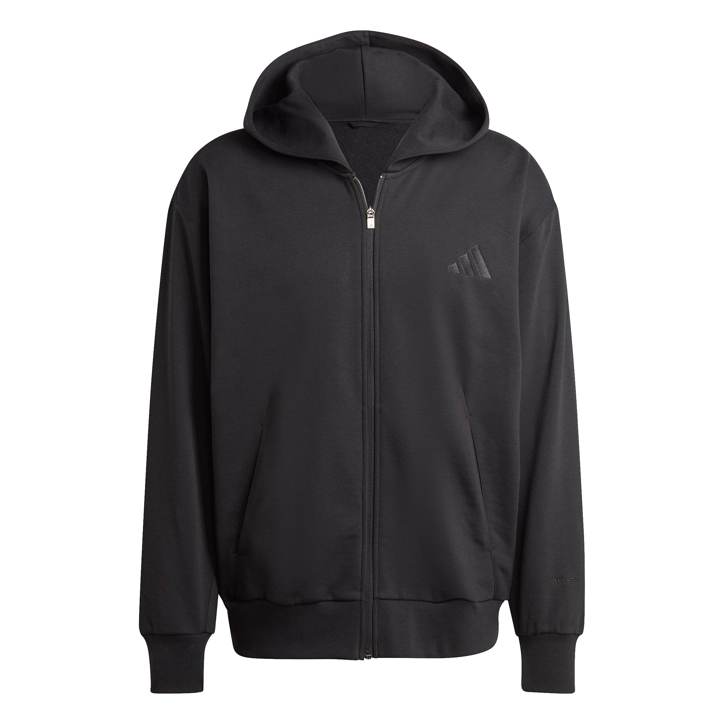 ADIDAS SPORTSWEAR Sportsweatjacke 'A SZN' in Schwarz: Vorderseite