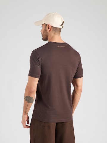 Karl Lagerfeld Koszulka w kolorze brązowy