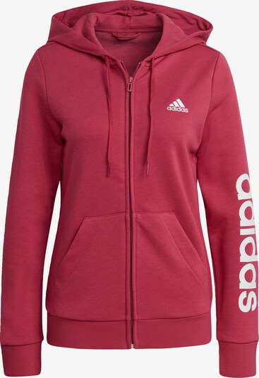ADIDAS PERFORMANCE Sports sweat jacket in Pink / White, Item view