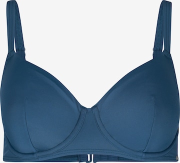 Skiny Bikini Top in Blue: front