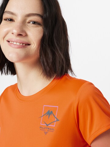 ASICS Performance Shirt 'Fujitrail' in Orange