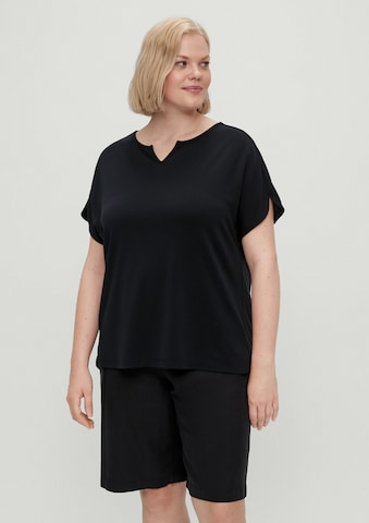 TRIANGLE Μπλουζάκι σε μαύρο: μπροστά