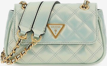 GUESS Crossbody Bag 'Giully Irisierend' in Green: front