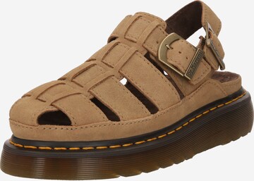 Dr. Martens Sandal 'WRENLIE' i brun: framsida