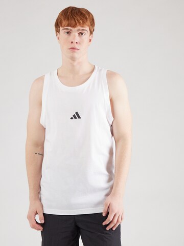 ADIDAS SPORTSWEAR Λειτουργικό μπλουζάκι σε λευκό: μπροστά