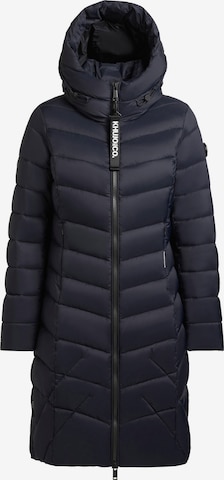 Manteau d’hiver 'Odana4' khujo en bleu : devant