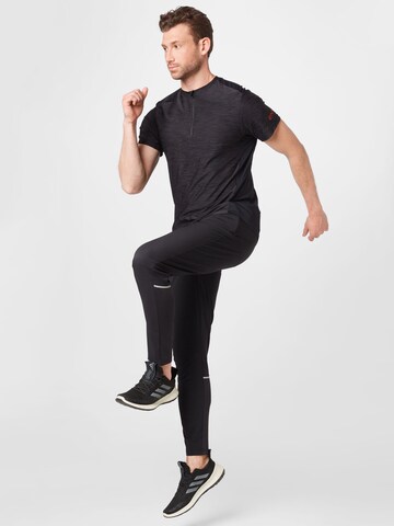 ENDURANCE Slimfit Sporthose 'Wind' in Schwarz