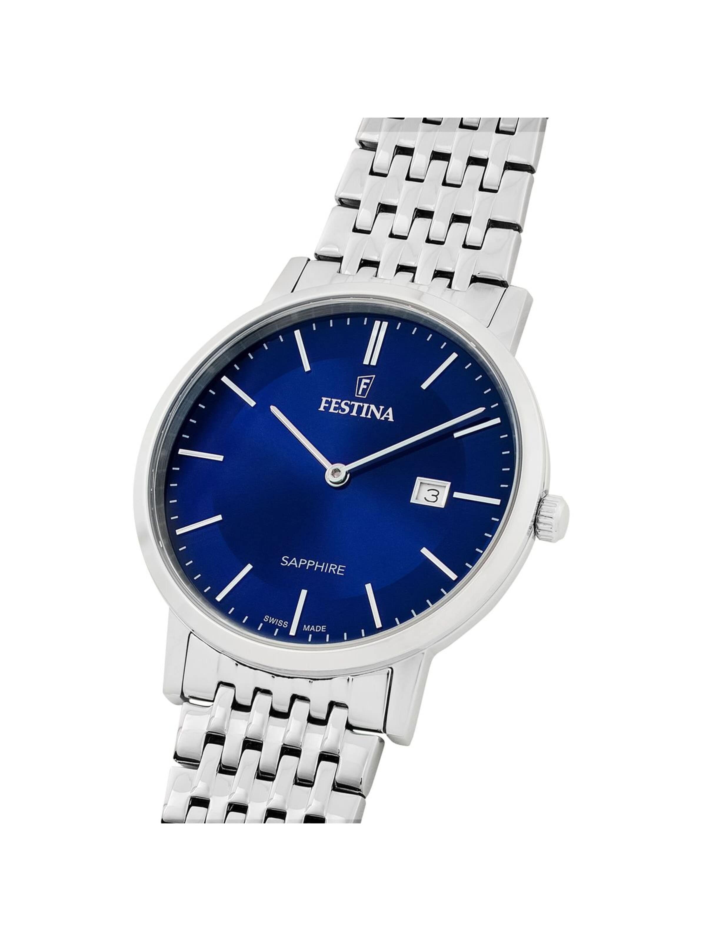 Montre à affichage analogique FESTINA en bleu