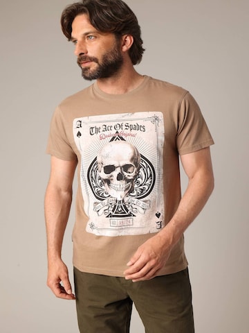 Deeluxe Shirt 'Ace' in Grijs: voorkant