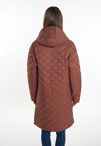 Manteau mi-saison Usha en marron